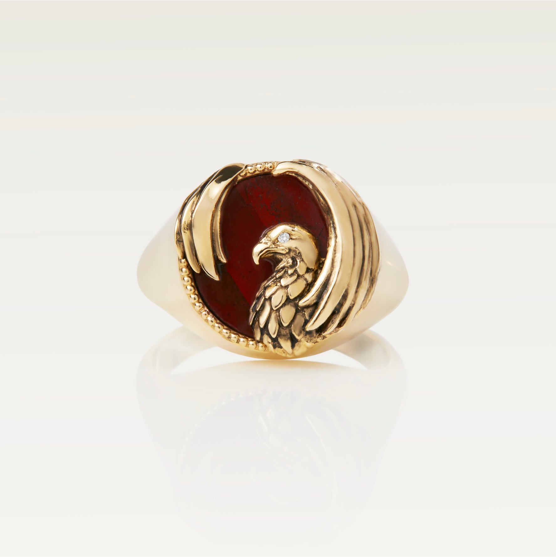 Gold hot sale eagle ring