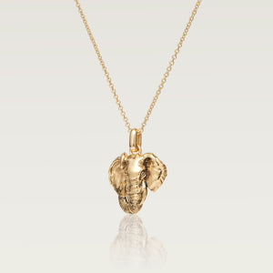 Gold Elephant Necklace