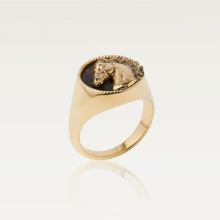 Gold Horse Ring