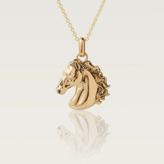 Gold Horse Necklace