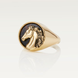 Gold Horse Ring