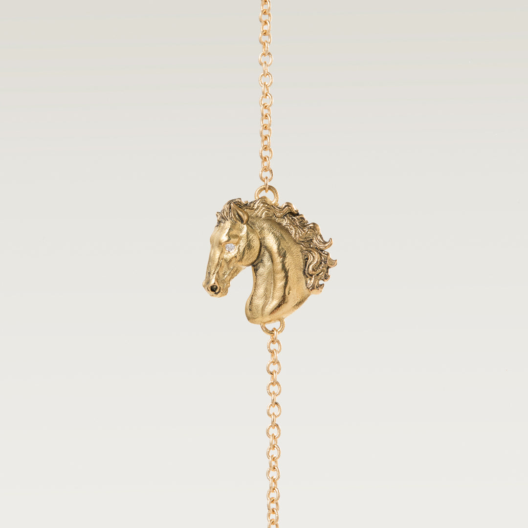 Gold Horse Bracelet