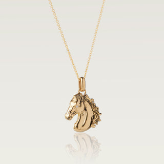 Gold Horse Necklace