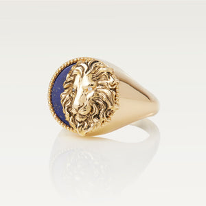 Gold Lion Ring