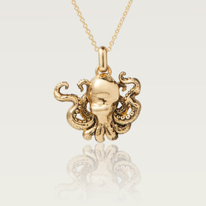 Gold Octopus Necklace