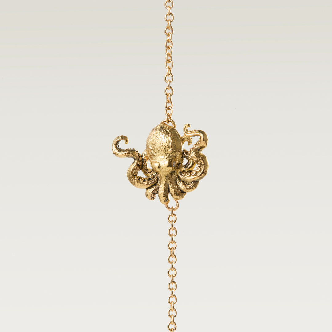 Gold Octopus Bracelet