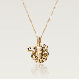 Gold Octopus Necklace