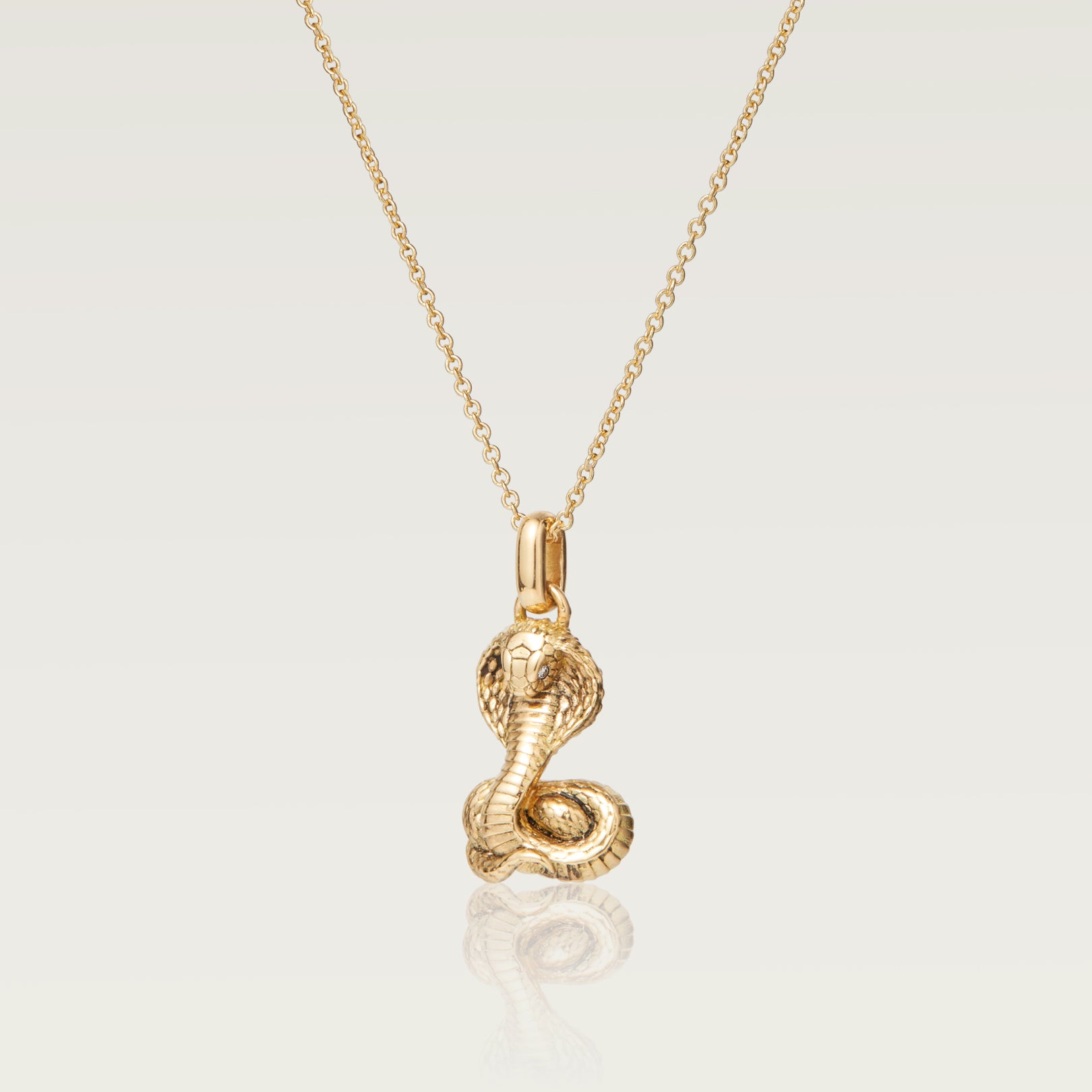 Gold Snake Necklace